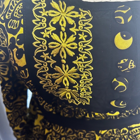 D.E.P.T Dress - Black and Yellow - Size L - Picture 4 of 6